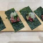 Sushi Hanatei Takumi - ネギトロつまみ1,200円(税込)