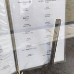 La Brianza - この日のメニュー。メニューは随時変わっていきます