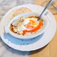 La Brianza - トリュフと玉子のオーブン焼きサマートリュフ。この日の玉子はトロトロでした。前回が固めだったから逆の楽しみ(^^)