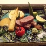 濤﨑 - ステーキ（野菜もたっぷり！）