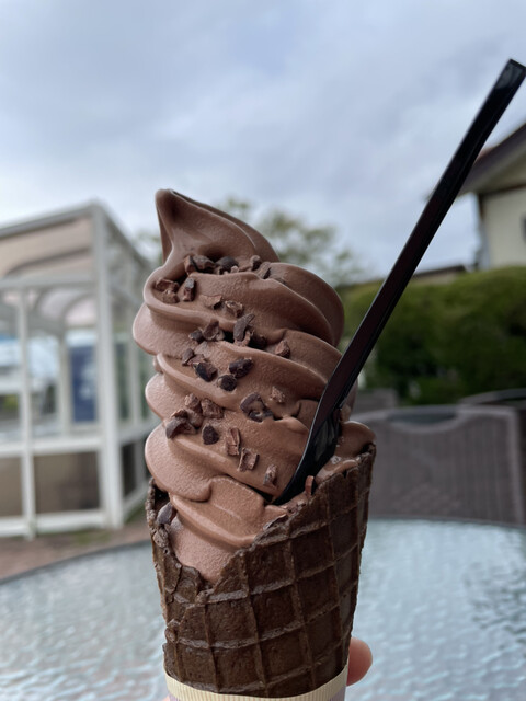 高級チョコソフトクリーム！』by ラーメン大好きおおぐいむちこ