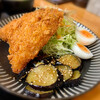 Mikataya - アジフライ・なす炒め・ゆで卵