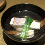 日本料理FUJI - からの、イトヨリのお椀。