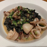 ボーノ - イカとイカ墨のリゾット　近景