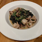 ボーノ - イカとイカ墨のリゾット　１３００円