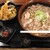 きのくにや - 料理写真:肉そば(冷・大盛り3倍)+ミニ丼(天丼)セット