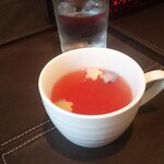 カフェドからん - 星形お麩が可愛いスープ