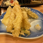 海鮮処 寿し常 - 天ぷら盛り合わせ