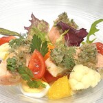 PANAME - 銀鮭の季節野菜のサラダ