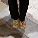 千葉たかおか - 退店時にお見送りに来た大将の靴下が可愛くて！