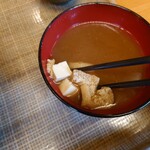 Sumibiyakinikutempuu - 具材は豆腐と揚げ