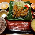 Ootoya Gohandokoro - 鰹の梅挟み揚定食1,290円