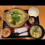 Ootoya Gohandokoro - アサリと白身魚の餡掛け御飯定食1,090円