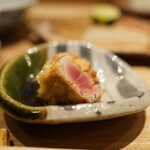 日本橋 蕎ノ字 - 鮪の脳天　美しきレアは定番化されるのか？