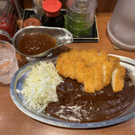 カレーの市民アルバ - Wカツカレートンチキ大盛り¥1200