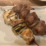 ヤキトリ まだらや - 砂肝 ねぎま