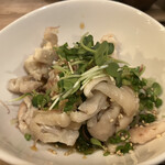 ヤキトリ まだらや - 鶏皮ポン酢