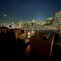 TWO ROOMS - テラス席からの夜景