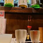 やきとり与次郎 - 本日の日本酒飲み比べセット