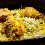 DIAMOND BIRYANI - 白身魚とアサリビリヤニ