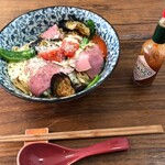 ラーメン イッケン - 5月の限定麺ピザそば900円税込レンゲが温かい！