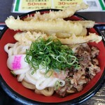 資さんうどん - 肉ごぼ天ぶっかけうどん 