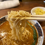支那麺 はしご - 細麺なのでかためでオーダー