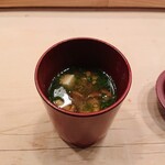 すし いわお - のどぐろ出汁のなめこ汁