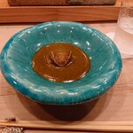 すし いわお - 鮑の肝ソース