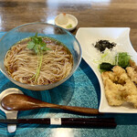 Noodle Dishes 粋蓮華 - 【限定】冷製和風NOODLE  〜かしわ天添え〜