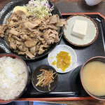 Ryouka - 生姜焼き定食　　　850円