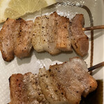 焼鳥 庄ちゃん  - とんとろ　ガーリック風味の塩味　程よい弾力