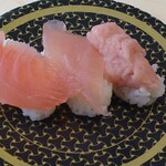 はま寿司 - まぐろ三種盛り150円