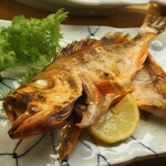 割烹 魚仙 - めばる焼き800円。