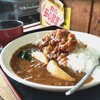 お食事処 秋月 - カレーライス　チーズとんかつトッピング(￥600)。安いけど…