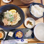 Kim Bu E Shouyu Paku - 蔵出し醤油の食べ比べうどん　おばんざいセット