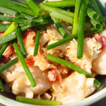 居酒屋 とよ - つきだし　ホタテに蟹