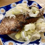 ヤマネ肉店 - 「鹿児島県産レバテキ串」330円也。税込。