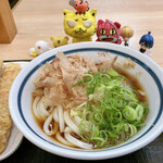 麺乃庄 つるまる饂飩 - ぶっかけうどん冷　390円（税込）