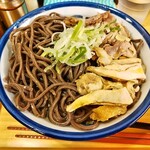 肉そば てノ字 - 肉蕎麦大盛り