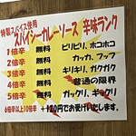 三浦のハンバーグ - 辛味ランク