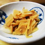 市民酒蔵諸星 - お通しの竹の子