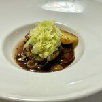 Haze - お豆腐とオートミールを使ったパテ 赤ワインソース