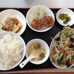台湾料理　四季紅 - 野菜炒めランチ