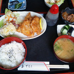 じゃんけんポン - 国産ひれかつ定食（980円）