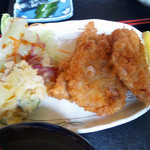 じゃんけんポン - 国産ひれかつ定食（980円）