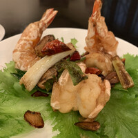 華正樓 新館 - 活巻海老の唐揚げ