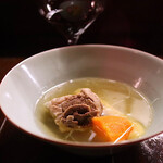 福星 - 朝穫れヤングコーン･スペアリ干し貝柱のスープ