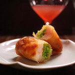 福星 - 碓井えんどう･海老のすり身の春巻き