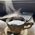 天気輪の柱 - 景気付けの一杯。